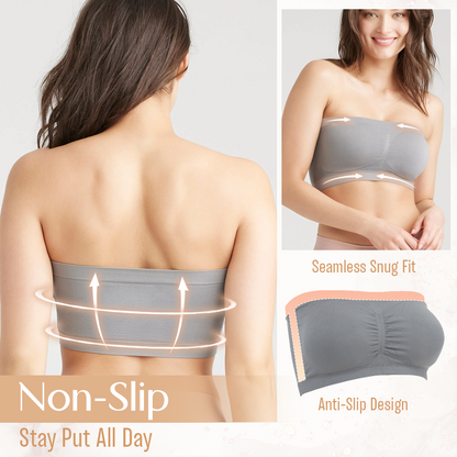 CozyLift Seamless Supportive Tube Bra